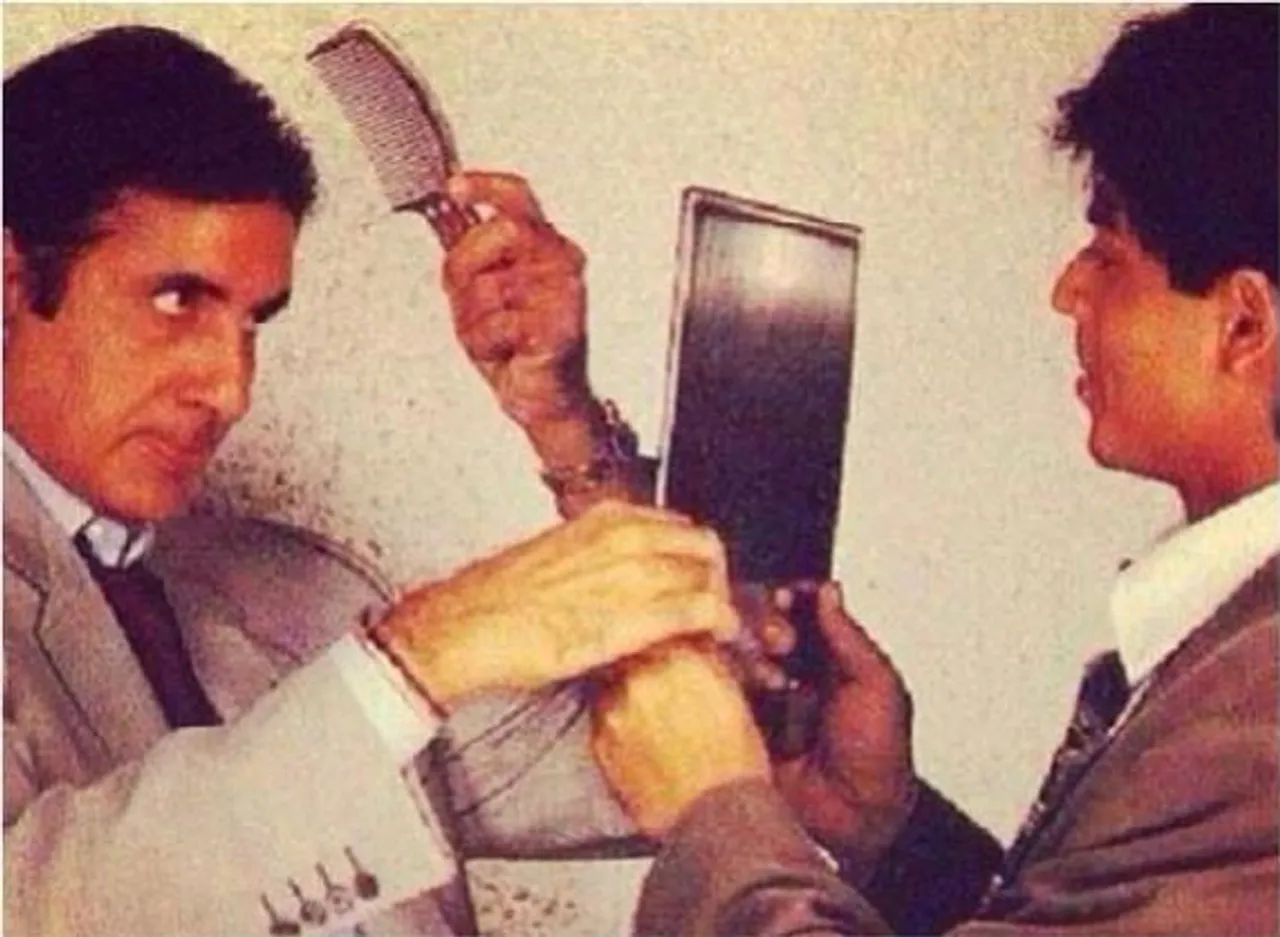 Amitabh Bachchan with Shah Rukh Khan