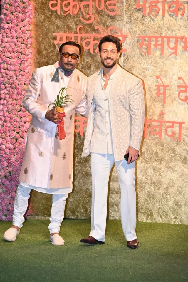 Jackie and Tiger Shroff