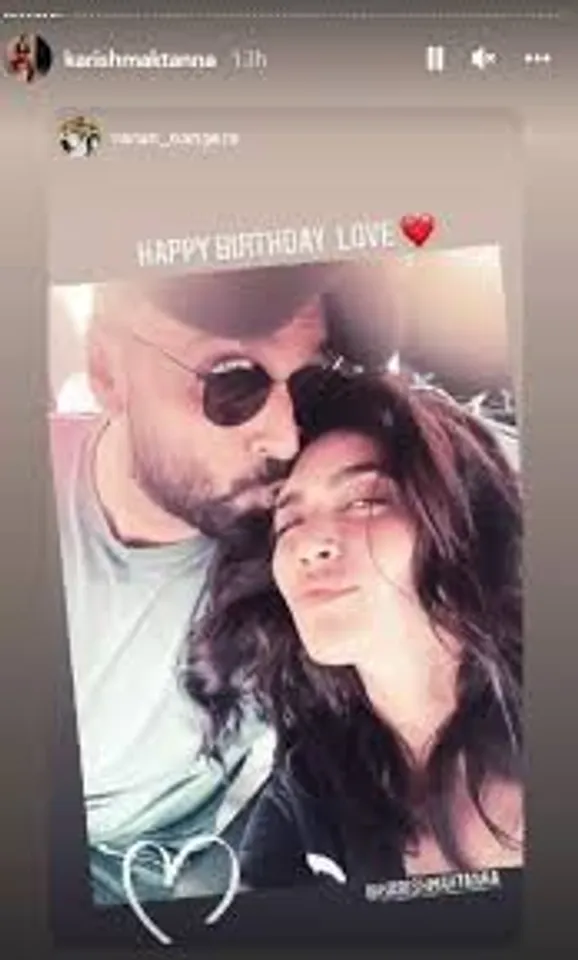 Karishma Tanna gets a kiss from fiance Varun Bangera, gives him shout-out in birthday post. See pics!