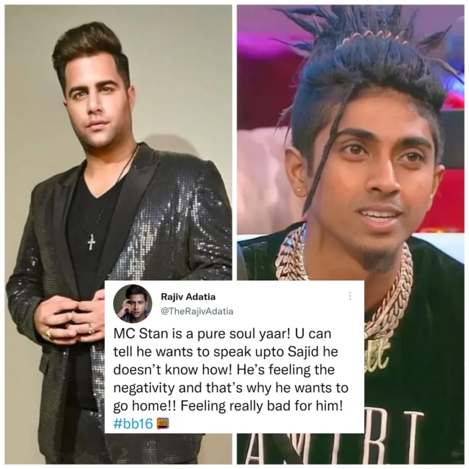 Ex Bigg Boss contestant Rajiv Adatia calls MC Stan a 'pure soul'