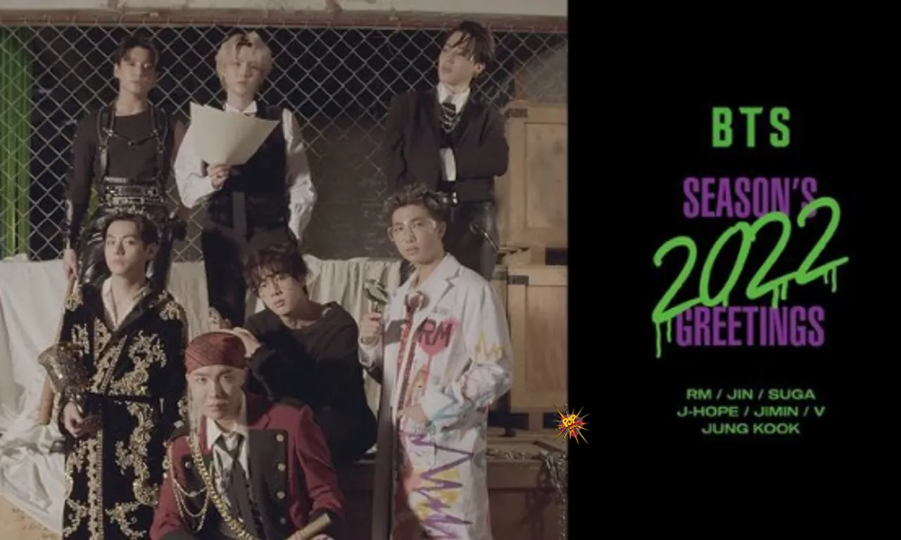 BTS 2022 Seasons Greetings Undertakes Over Many Hearts With Members Star-Turned Villan Characters
