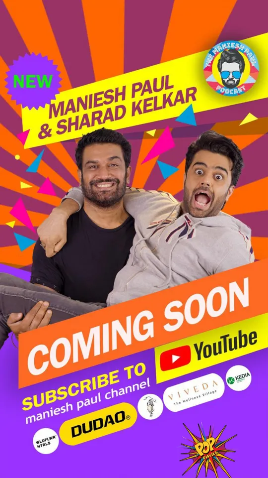 <em>Maniesh Paul offers a dramatically funny welcome to his next guest Sharad Kelkar on his show</em>