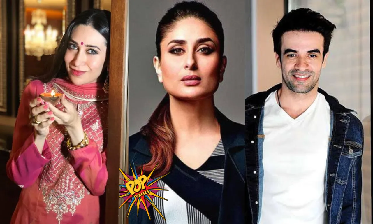 Karisma Kapoor and Kareena Kapoor Khan caught having a fun time on camera,see.