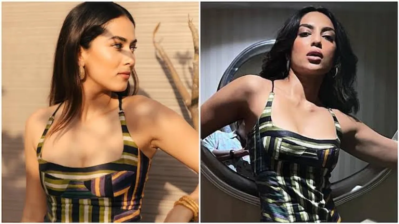 Shobhita Dhulipala oozed oomph in a striped dress. Mira Rajput also wore the same dress in April this year.