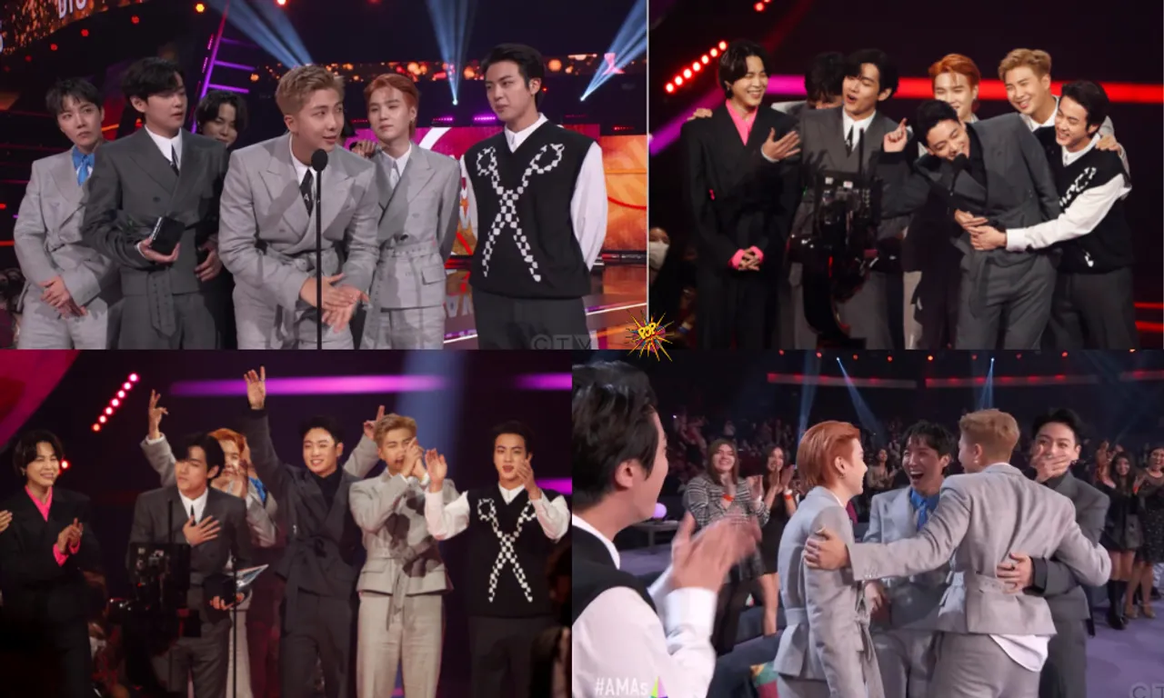 World Famous BTS Takes Home All The Three Awards At The 2021 AMAs