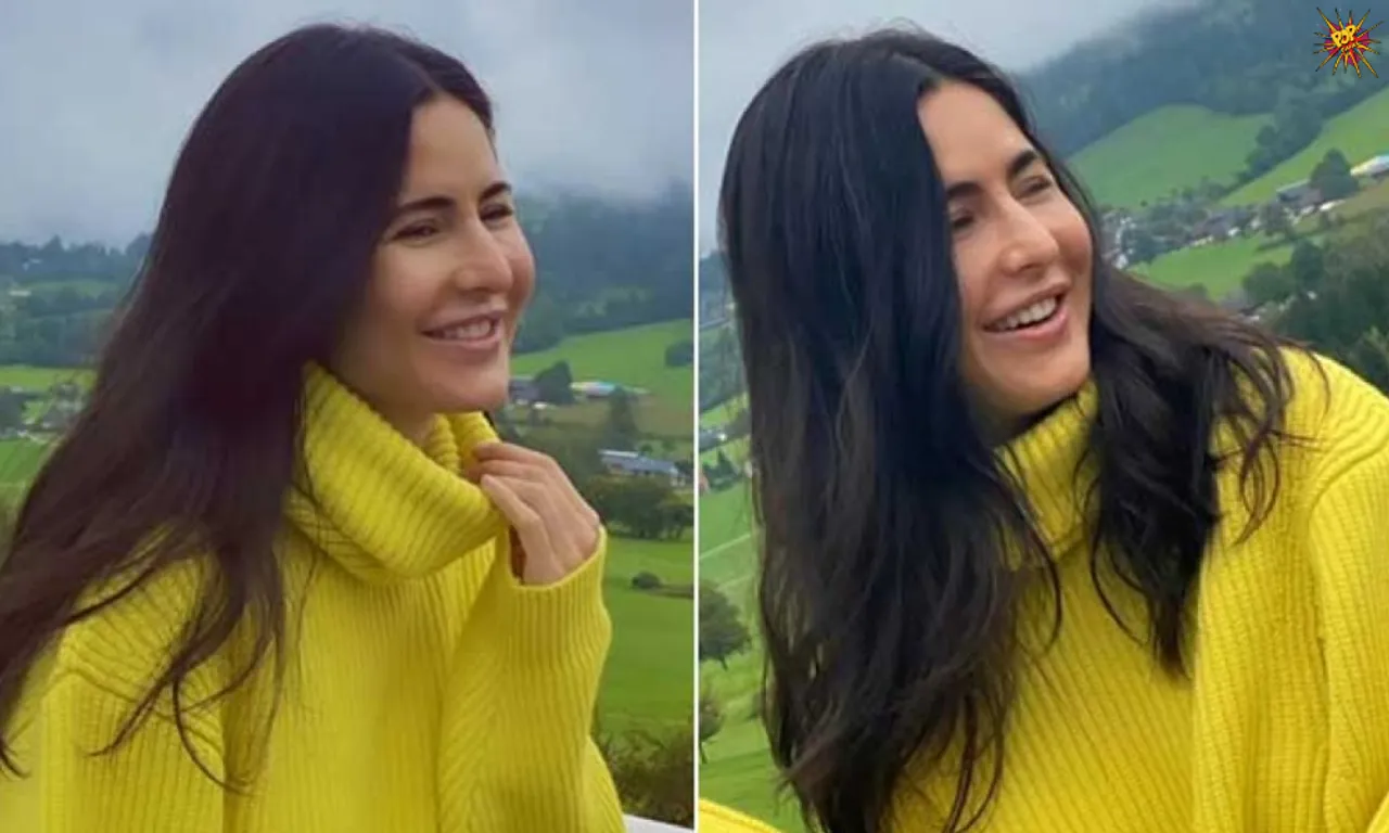 Katrina Kaif looks stunning in a Rs 51,000 fluorescent sweater