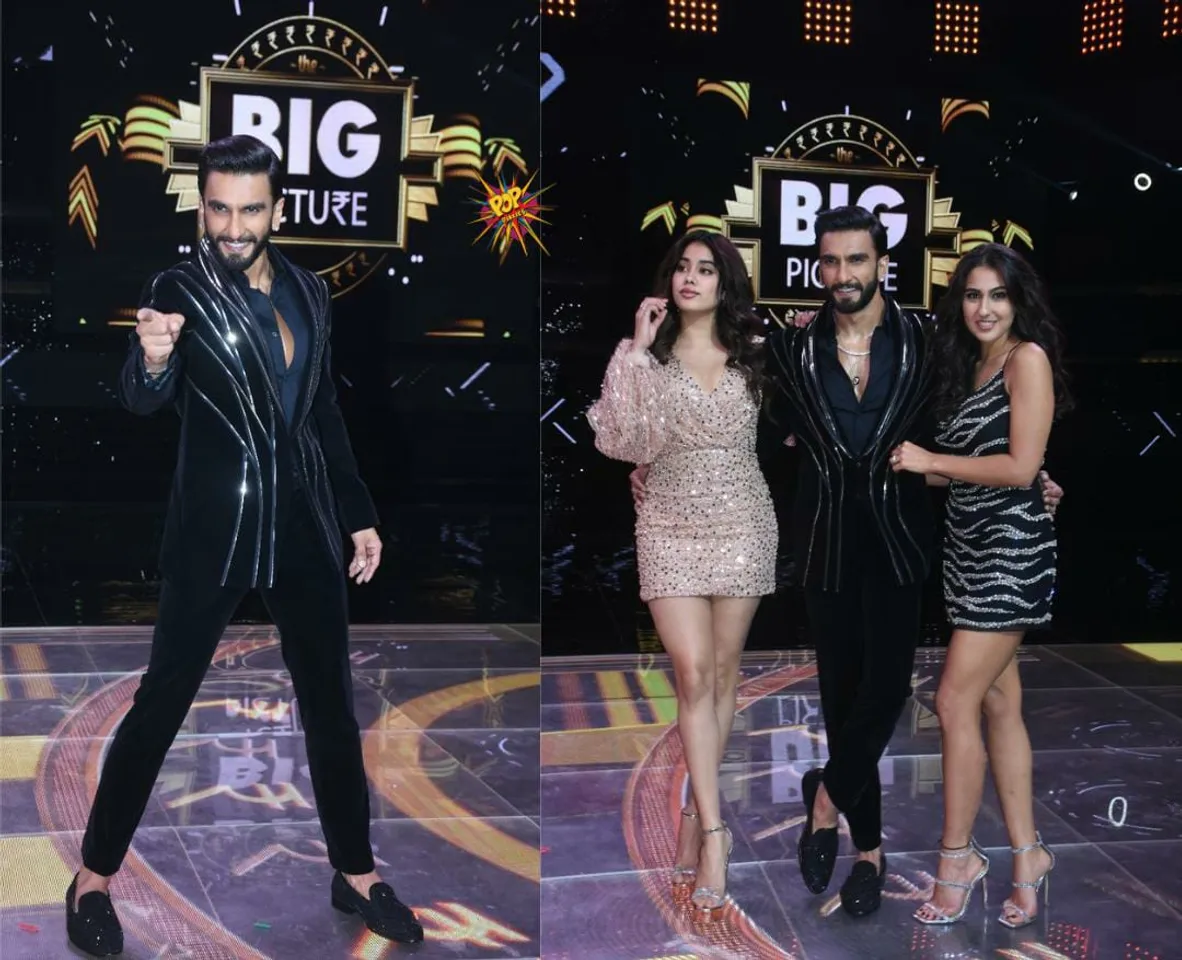 Sara Ali Khan and Janhvi Kapoor have a blast with Ranveer Singh