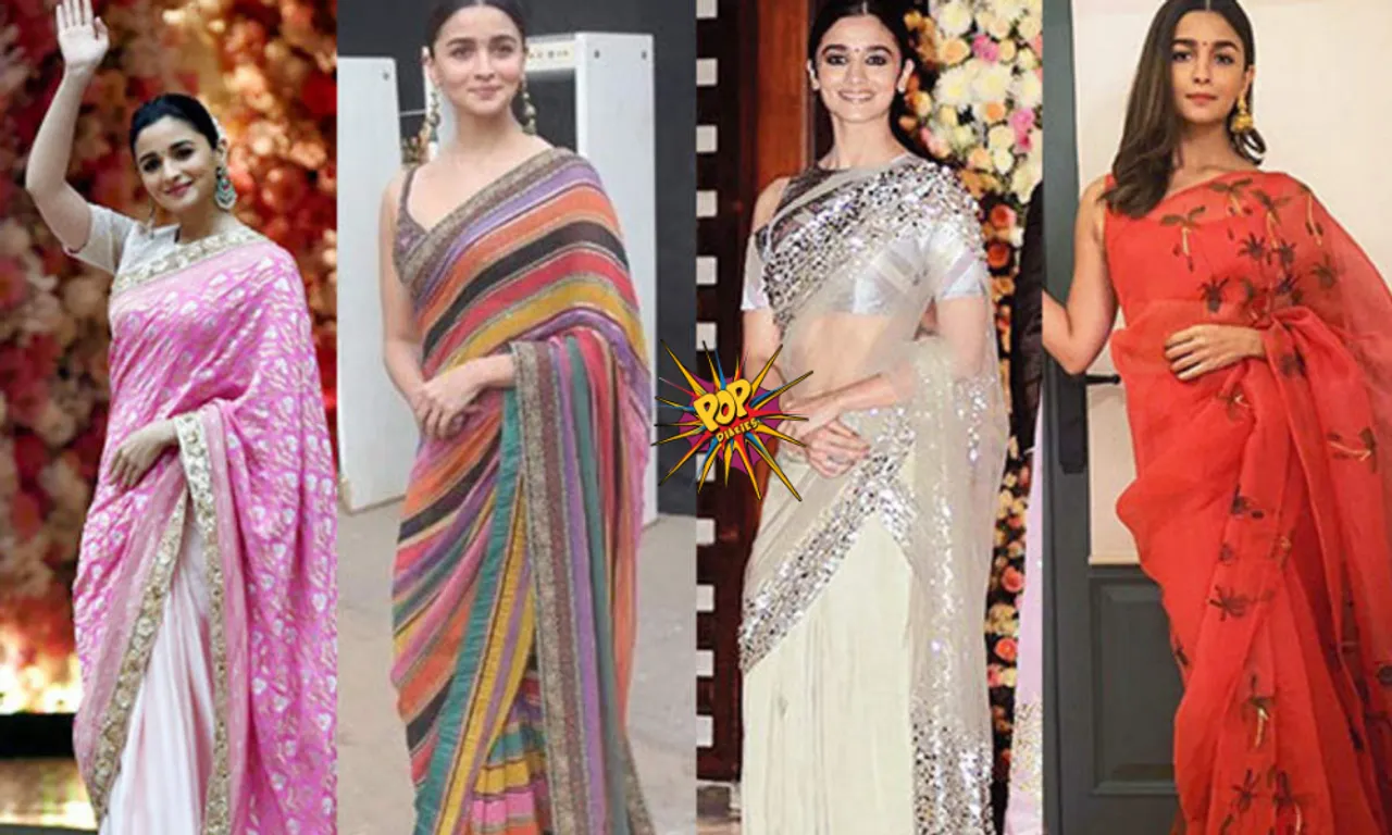From elegant to simplicity, Alia Bhatt slays beautifully in these sarees! Take a look to get majore inspos: