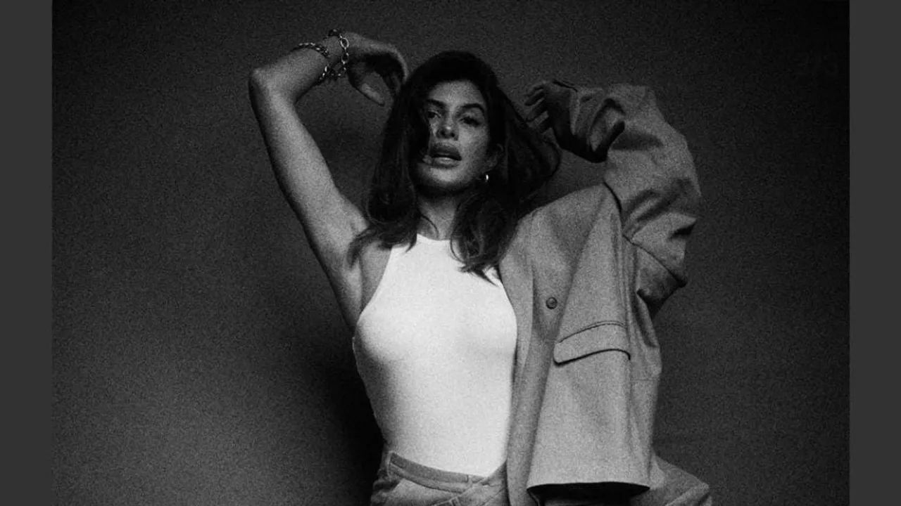 Jacqueline Fernandez explores the color of darkness in her recent monochrome pictures!