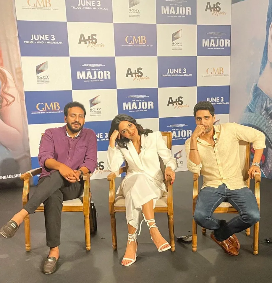 Sobhita Dhulipala shares some fun BTS of the promotions for her upcoming Pan- India Film Major