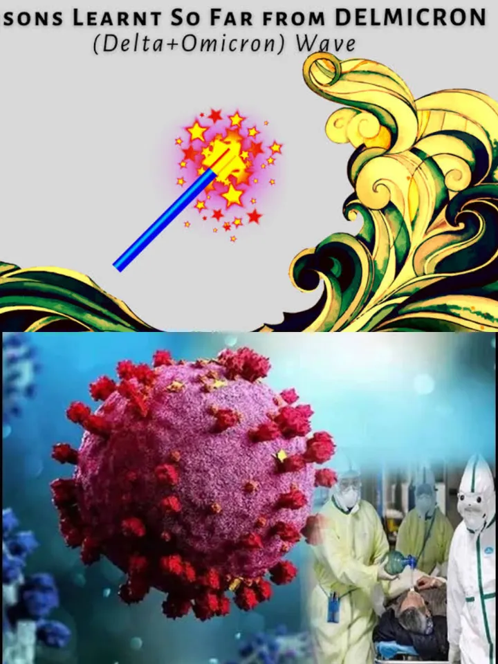 Delmicron is as Dangerous as Omicron and is Spreading in India with no 1 Rate ,Omicron Reduce by 2 out of 3 rule, Know Details :