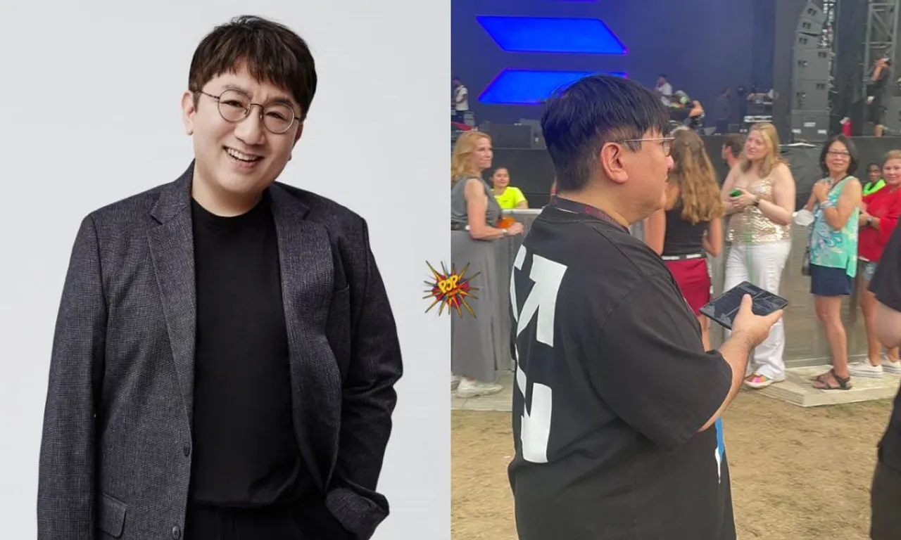 HYBE's Founder Bang Si Hyuk Finds Himself In The Center Of Attention For His On "Fangirls" At Lollapalooza 2022