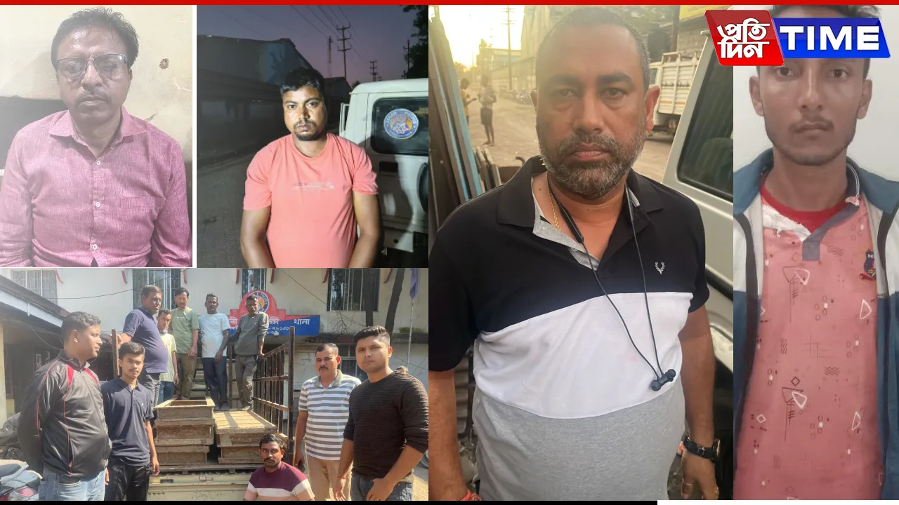 Guwahati Police Busted Major Iron Theft Syndicate, Multiple Suspects Held