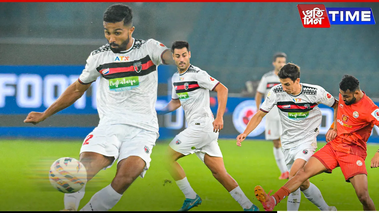 ISL: NorthEast United Hold Firm Despite Red Card, Edge Punjab FC 2-1