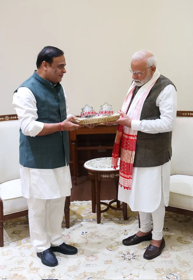 Assam CM meets PM Modi