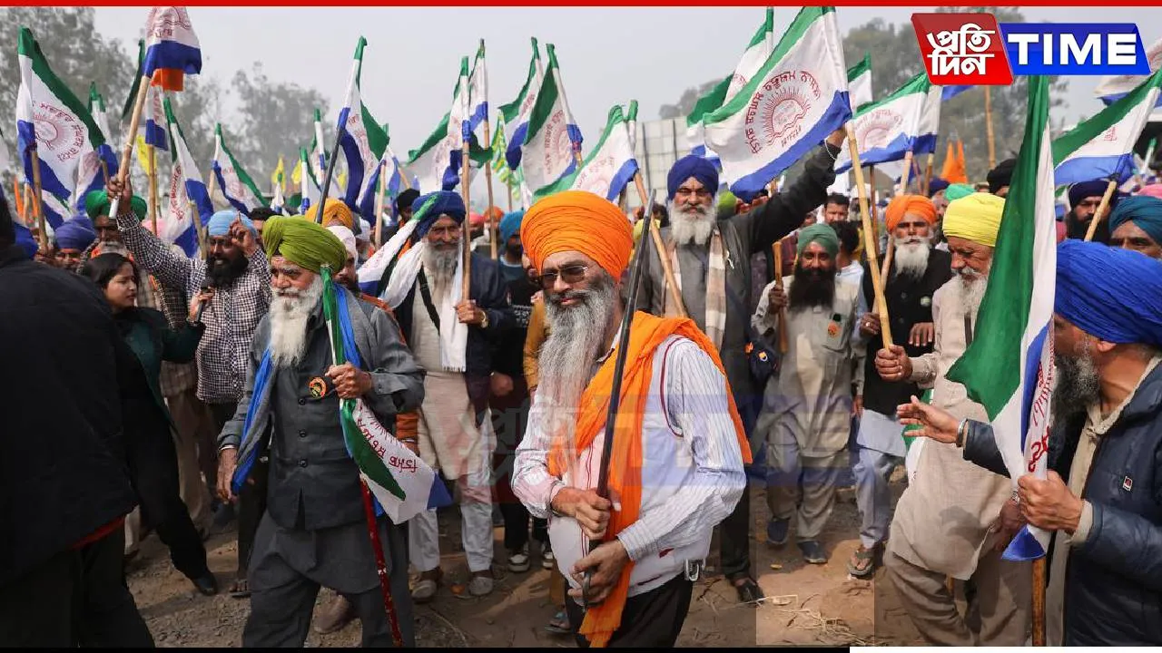 Farmers’ March: Mobile Internet Suspended, Farmers Stopped at Shambhu Border