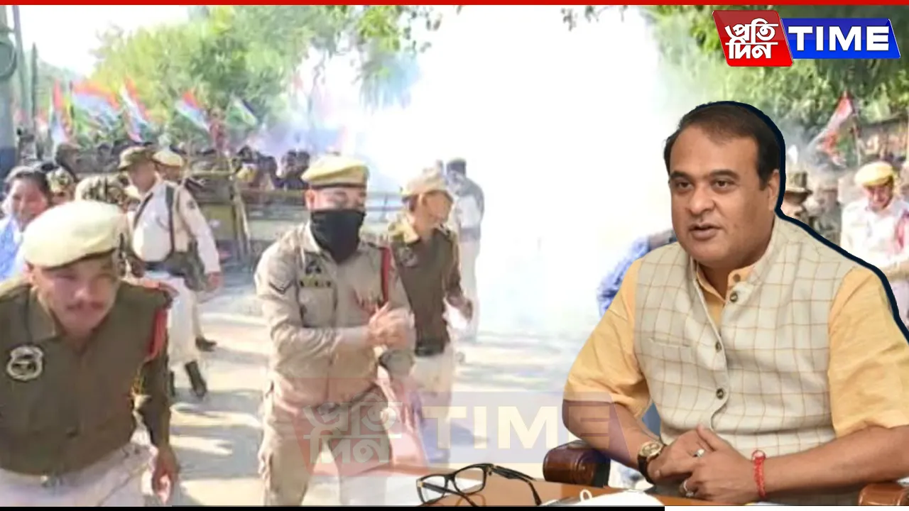 Himanta Declares Police Probe Over Congress Protest at Raj Bhavan