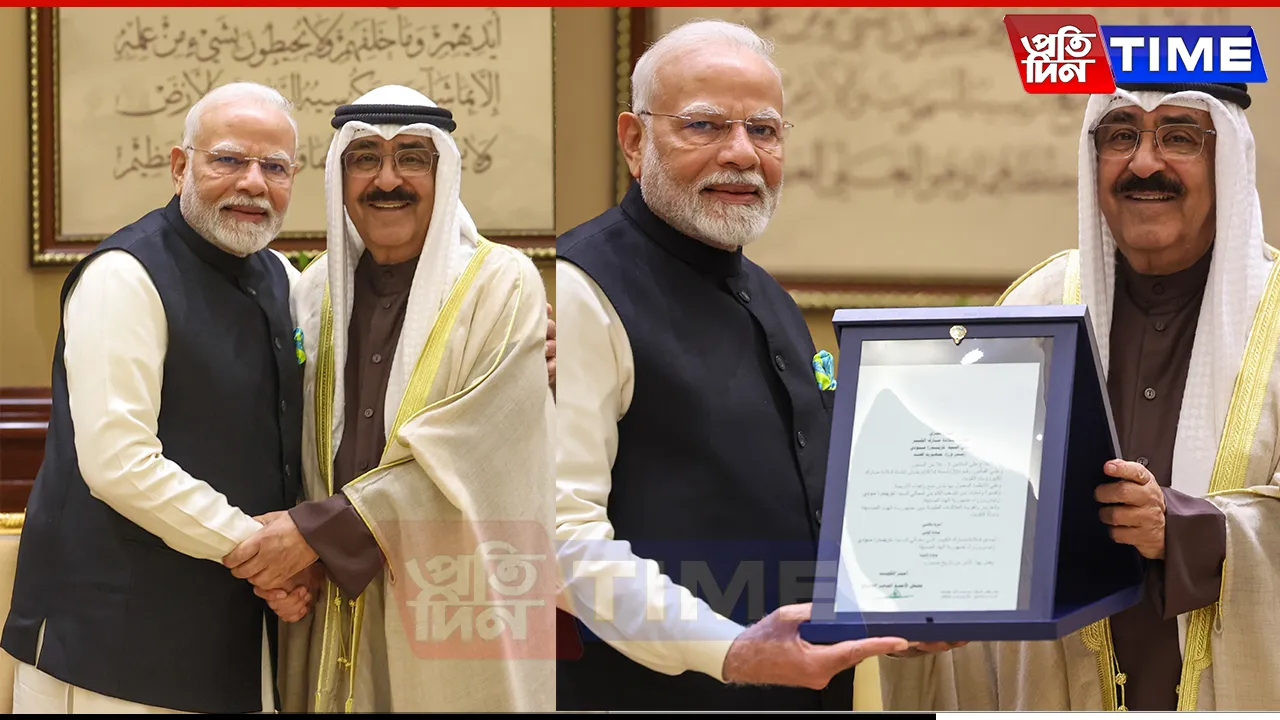 PM Modi AND Kuwait Emir Agree to Elevate Bilateral Ties to ‘Strategic Partnership’