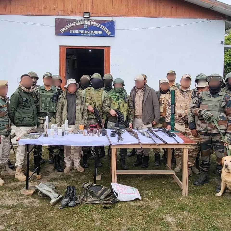 Joint Forces Recover Arms and Ammunition Across Manipur