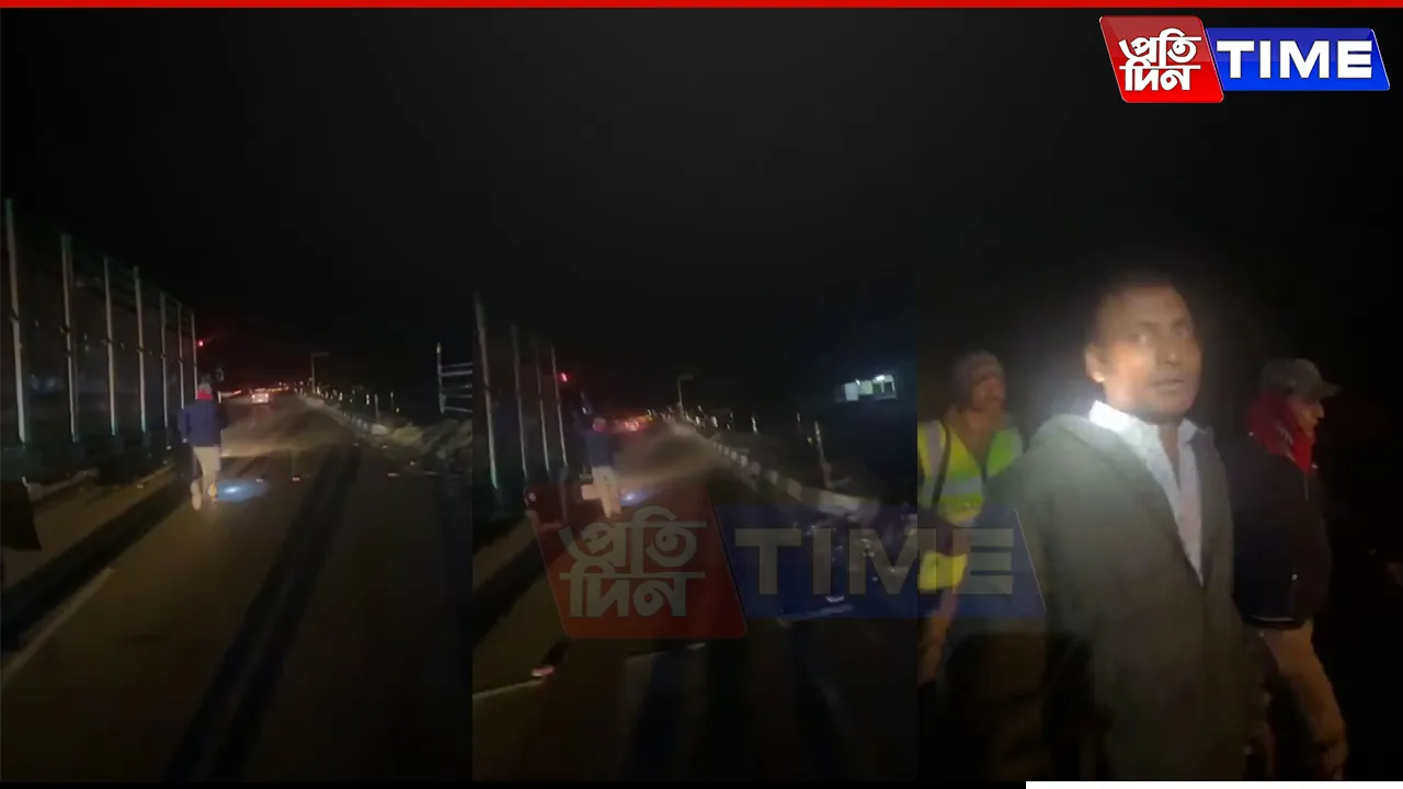 Drunk Truck Driver Drags Transport Official Along Assam Highway