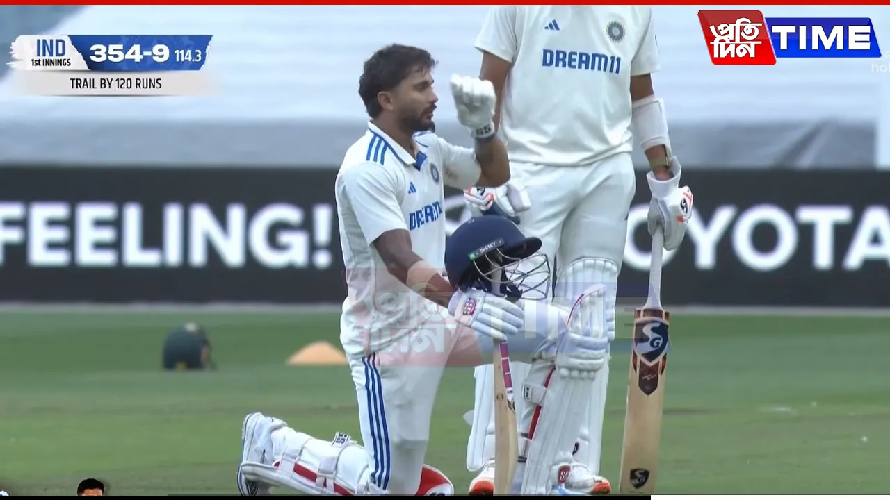 Century in Crisis: Reddy's Maiden Test Ton Gives India Much-Needed Momentum