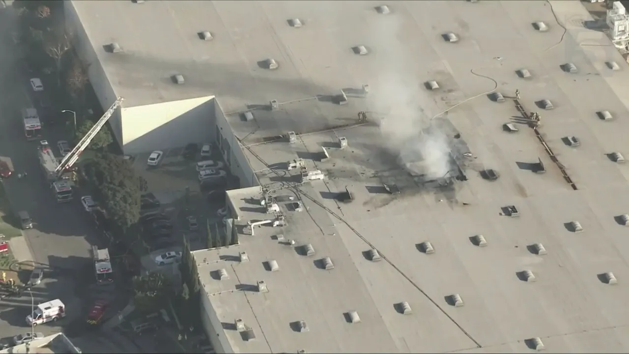 Plane crash in California
