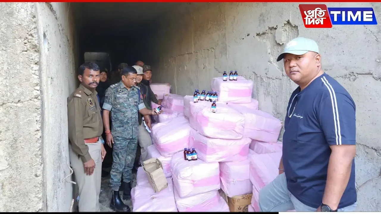 Banned Cough Syrup Worth Rs 2 Cr Seized In Assam's Cachar