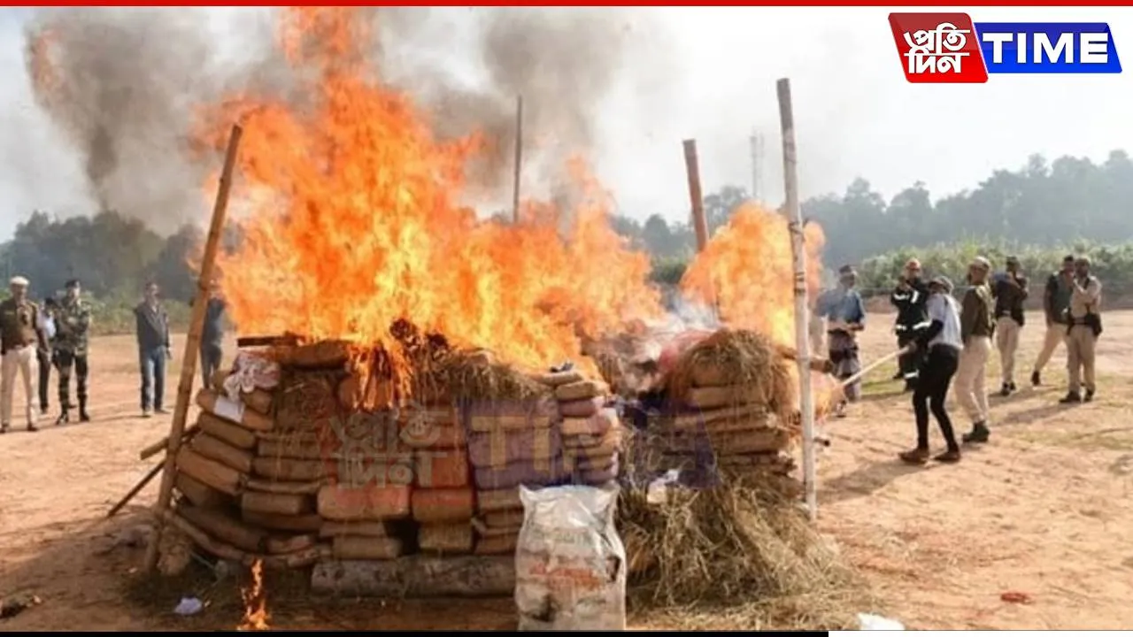 Assam: Cachar Police Destroys Narcotics Worth Rs 279.28 Crore