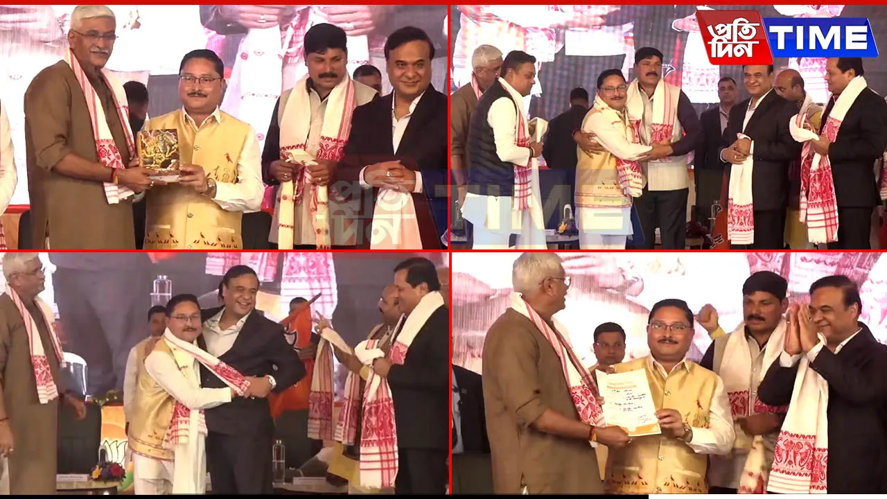 Dilip Saikia Takes Over as Assam BJP President, Succeeding Bhabesh Kalita