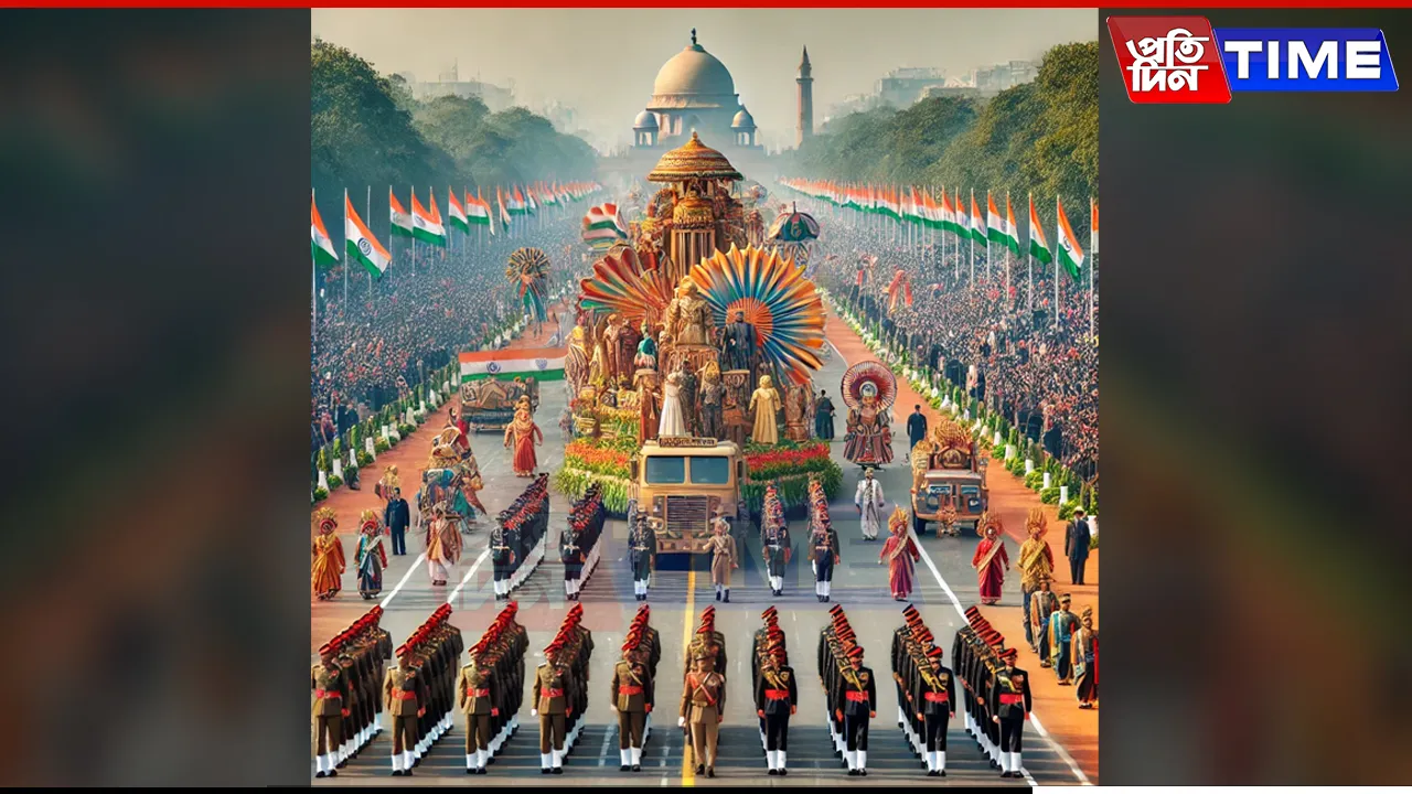 Stage Set for 76th Republic Day Celebrations at Kartavya Path with Indonesian President as Chief Guest