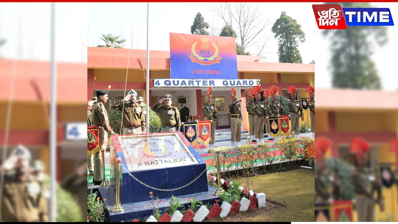 BSF Meghalaya Celebrates 76th Republic Day with Patriotic Zeal