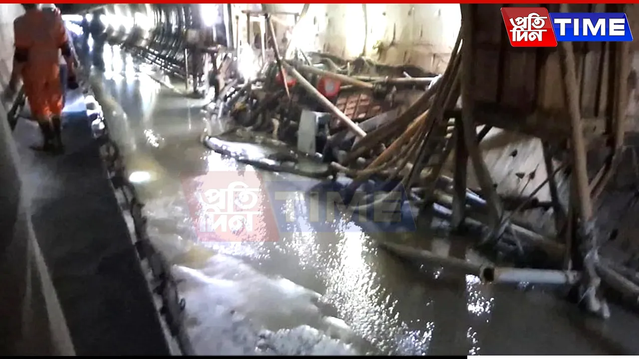 Telangana Tunnel Collapse: 8 Workers Trapped, Rescuers Struggle Amid Muck and Water