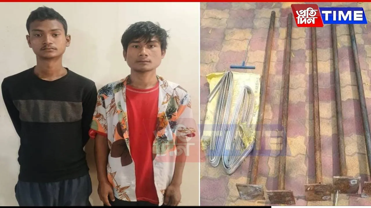 Two Notorious Thieves Apprehended in Guwahati’s Balughat with Stolen Items