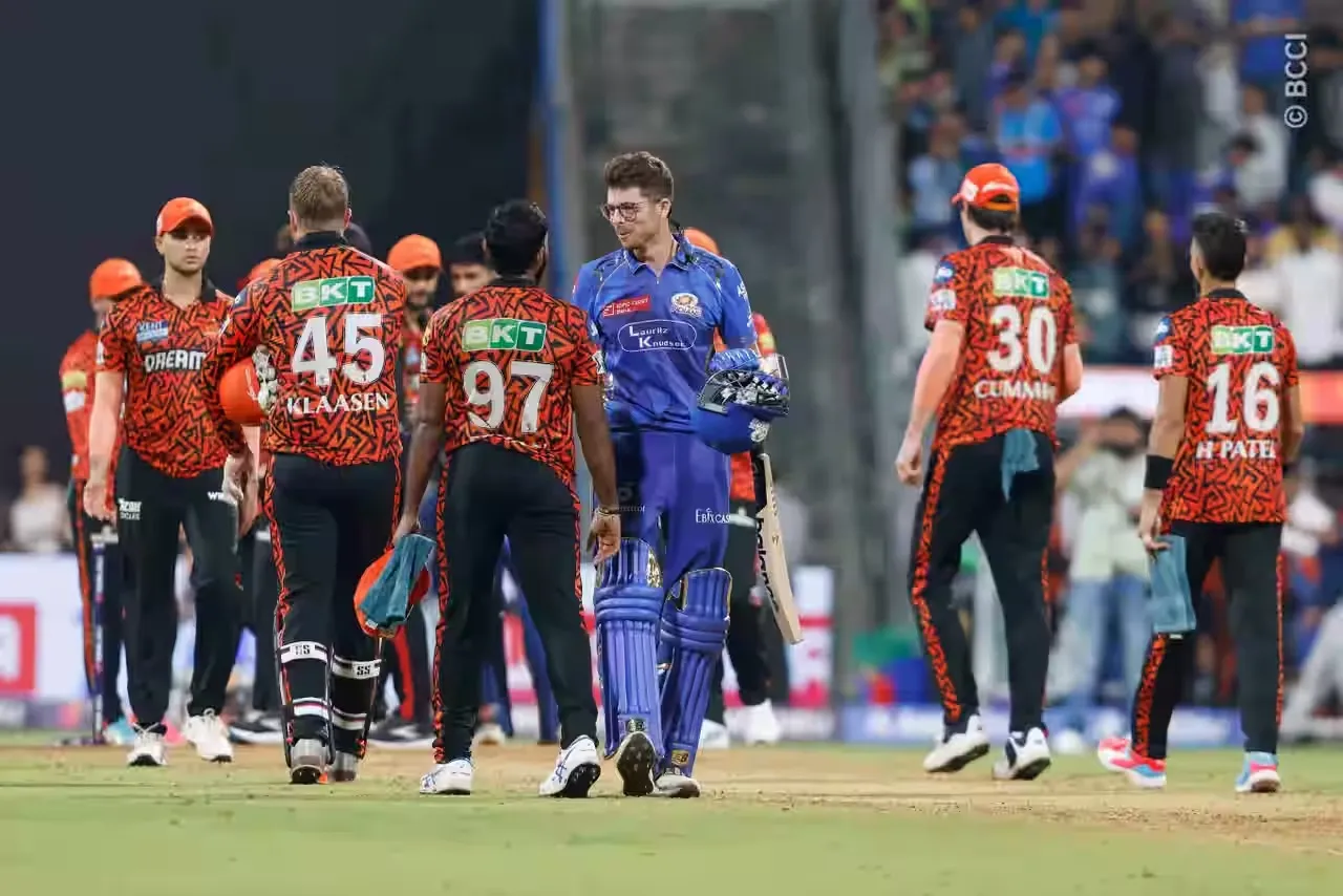 Mumbai Indians Hold Nerve in Tense Chase to Clinch 4-Wicket Win Over SRH