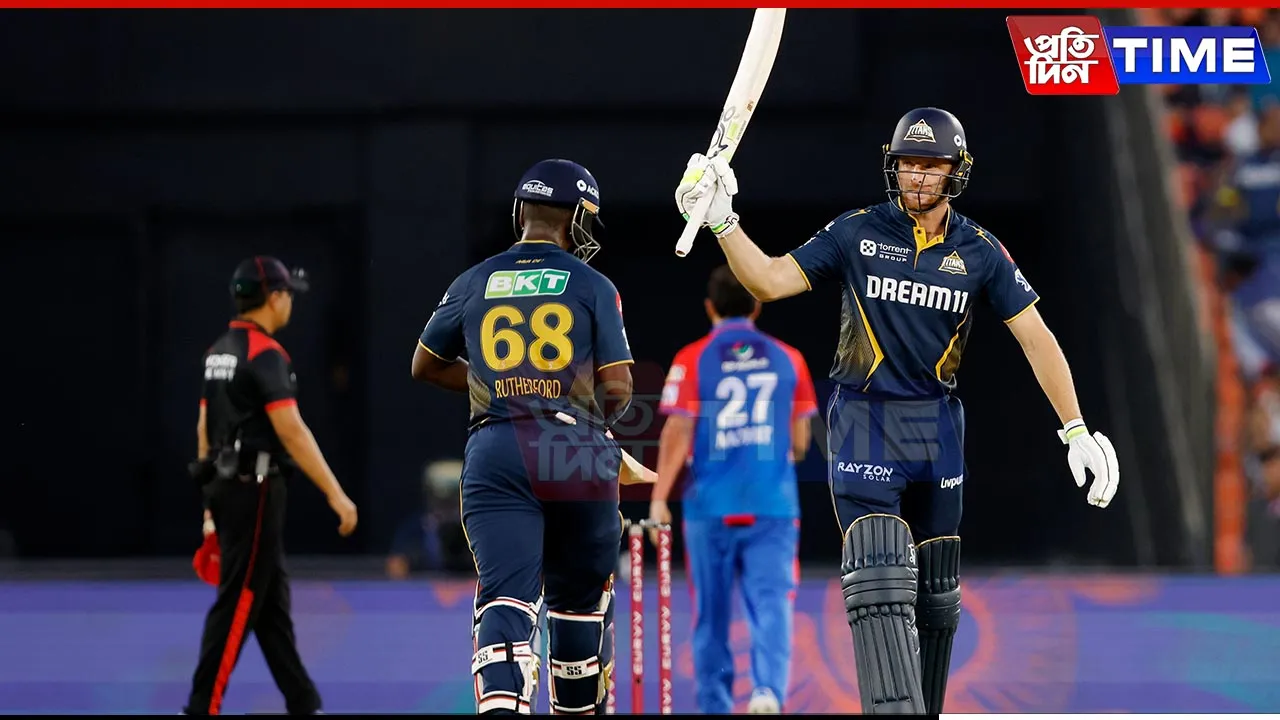 IPL 2025: Buttler’s Unbeaten 97 Takes GT to Top, DC Fall Short by 7 Wickets