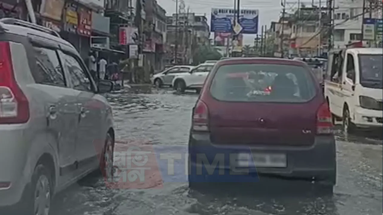 Hatigaon Streets Waterlogged as Torrential Rain Hits City Hard