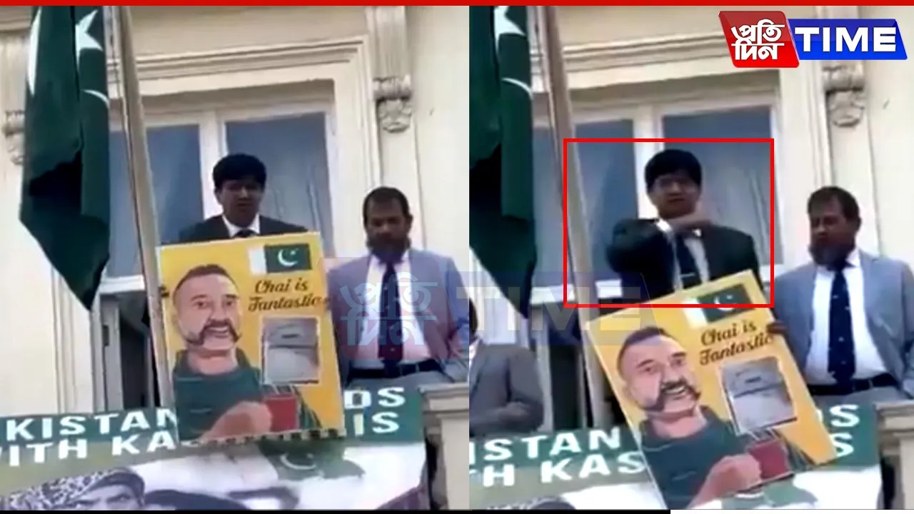 Pak Army Official’s Throat-Slitting Gesture at London Protest Sparks Outrage