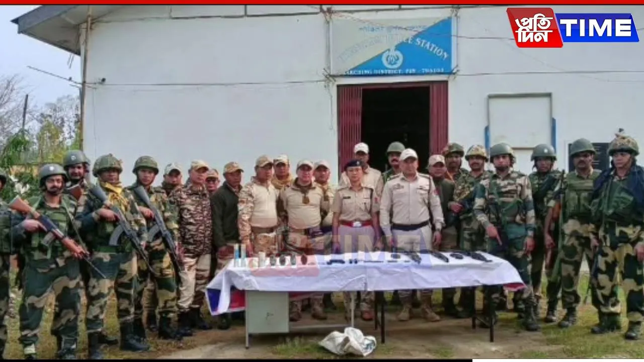 Security Forces Seize Cache of Illegal Arms and Ammunition in Manipur
