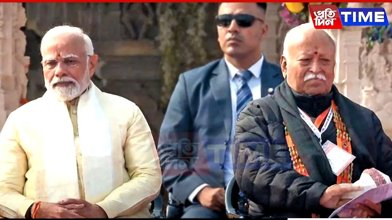 RSS Chief Mohan Bhagwat Meets PM Modi at Delhi Residence: Reports