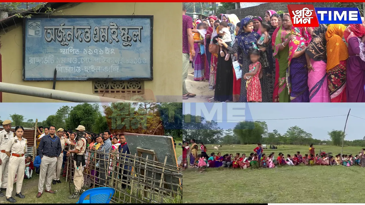 Repolling Underway Across Assam's Five Districts Amid Tight Security