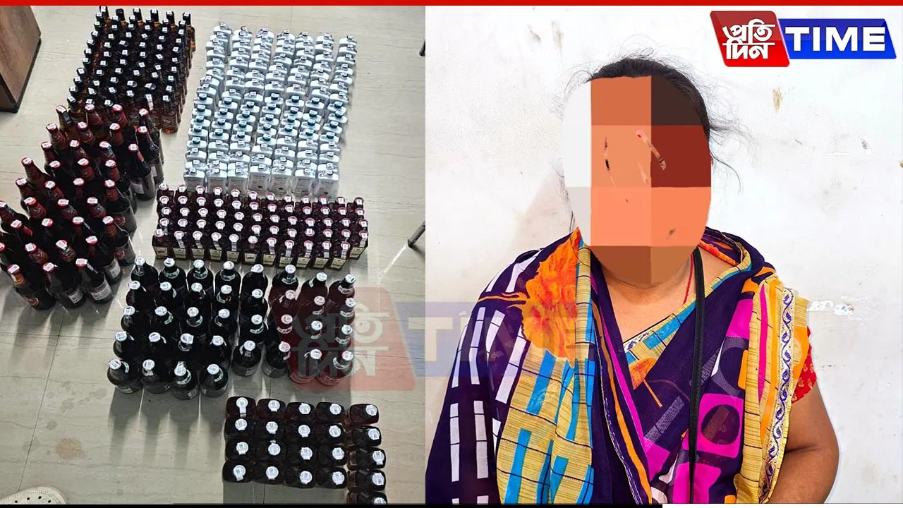 Huge Cache of Illicit Liquor Seized in Guwahati’s Japrigog; One Woman Detained