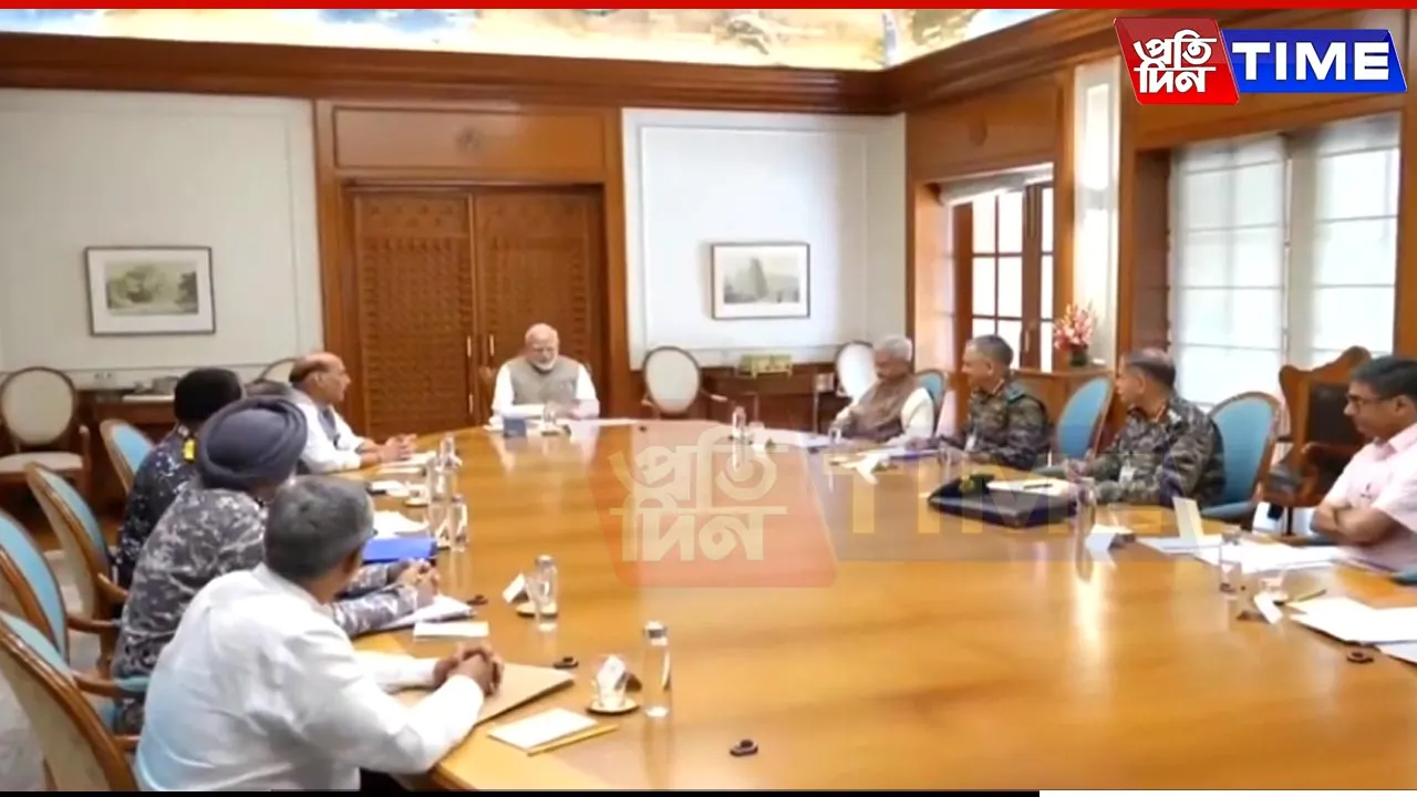 PM Modi Chairs High-Level Security Meet at His Official Residence