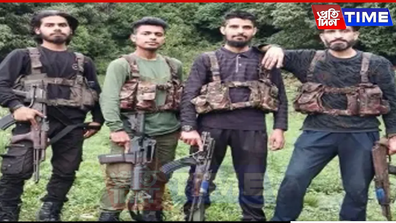 Photos of Terrorists Involved in Pahalgam Attack Released by J-K Police, 20 Lakh Prize Declared
