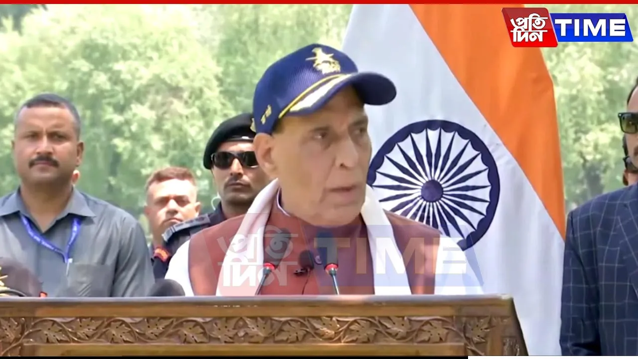 Rajnath Singh Visits Srinagar, Lauds Forces for Op Sindoor Success