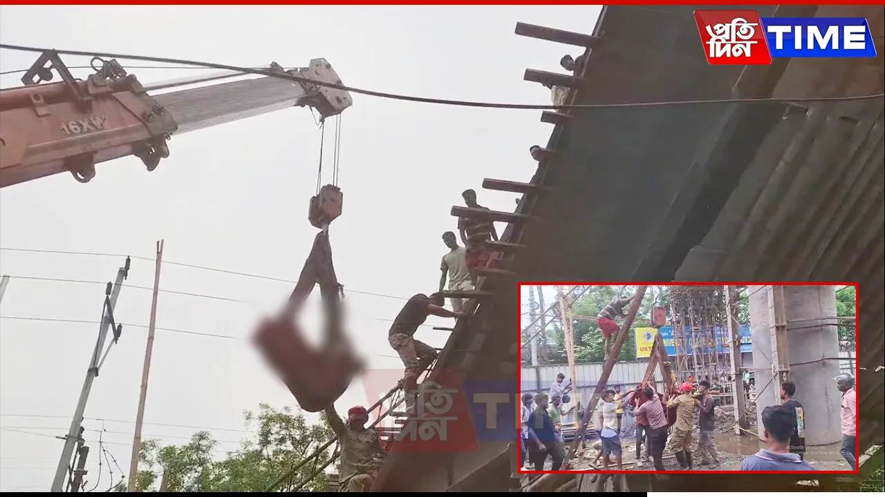 Guwahati: Labour Critically Injured After Electrocution at Flyover Construction Site