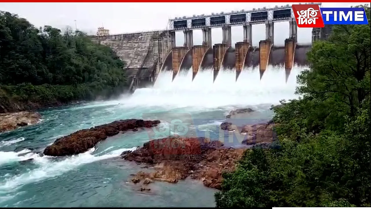 NEEPCO Opens Six Gates of Khandong Dam Amid Rising Water Levels