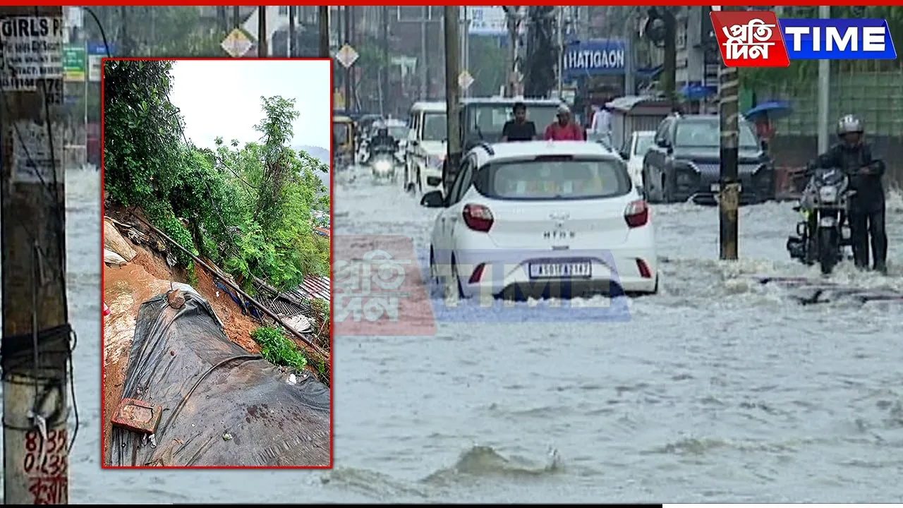 Landslide Scare Returns as Torrential Rains Batter Guwahati