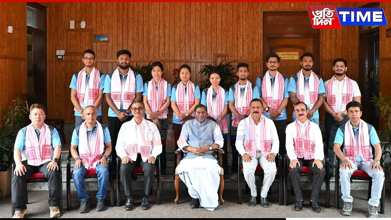 Governor Felicitates Assam Mountaineers for Historic Ladakh Ascent