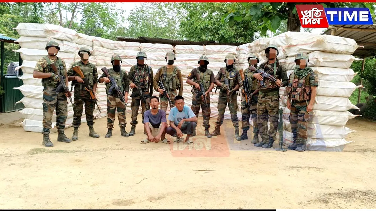 Assam Rifles Seizes Foreign Cigarettes Worth Rs 2 Crores in Jiribam, Two Held