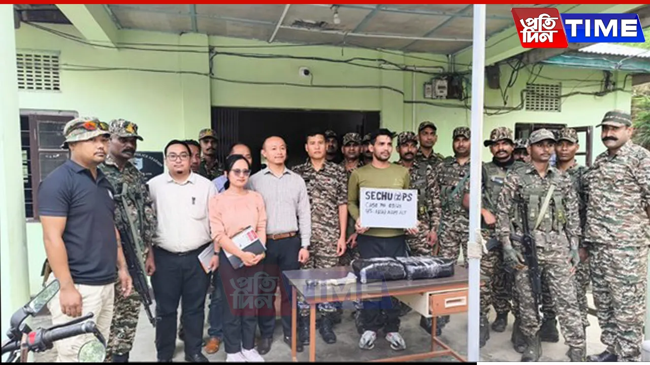 CRPF Seizes 14 Kg Opium in Kohima; Accused Nabbed After Chase